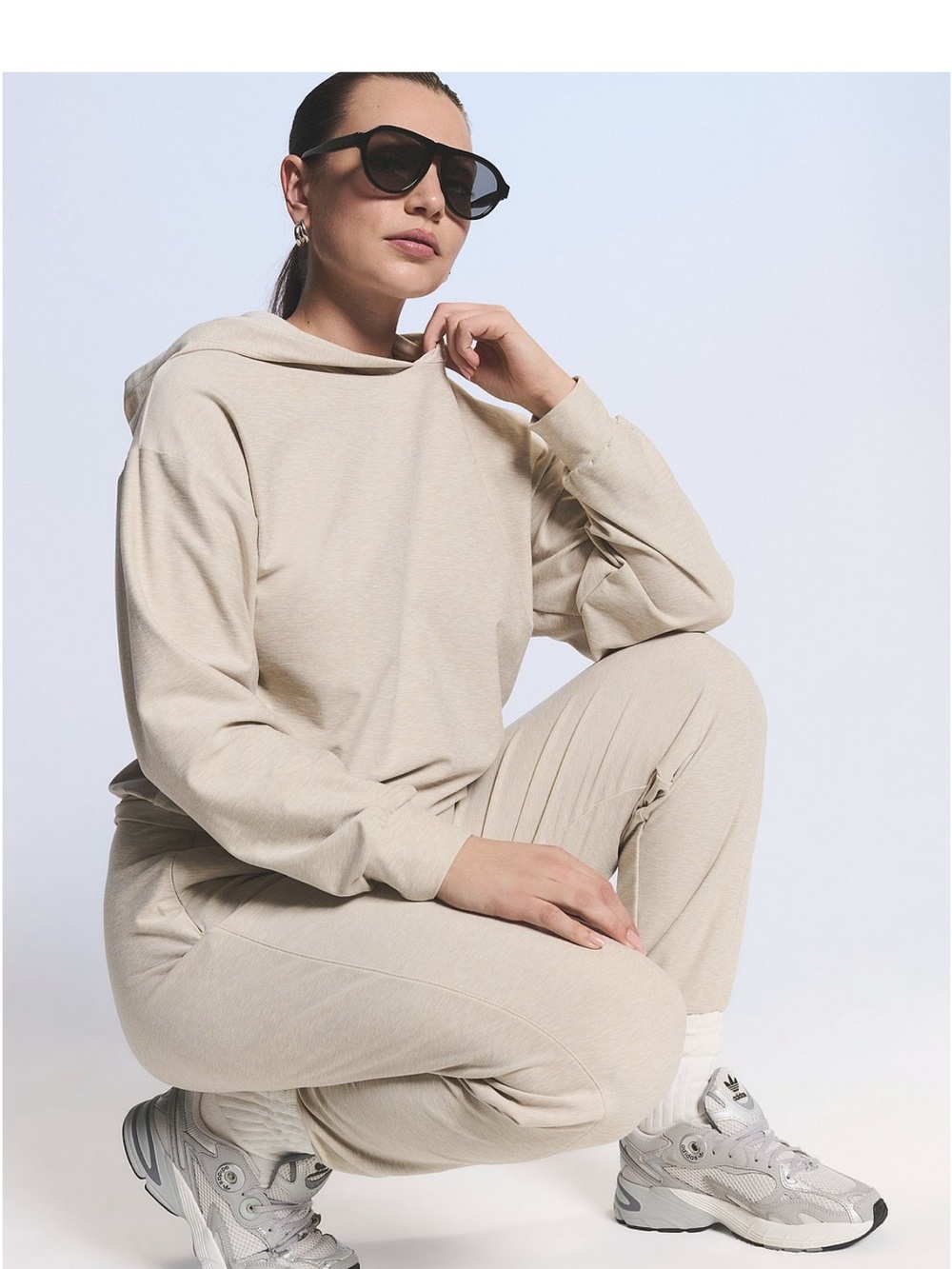Neutral Beige Lounge Joggers